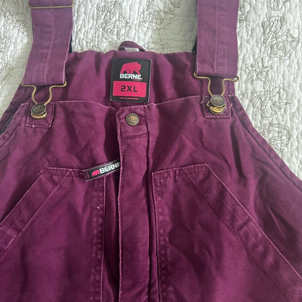 Berne Purple Overalls 2XL